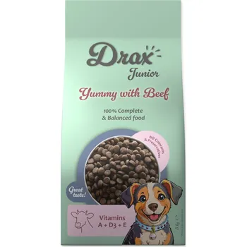 Krmivo pro psa Krmivo Drax Junior s hovězím 3kg