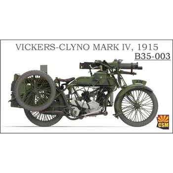 Plastikový model Copper state models 1/35 Vickers-Clyno Mark IV, 1915