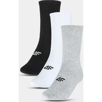 Unisex ponožky 4F U397 (3pack) 4F černá | bílá | šedá 3424848