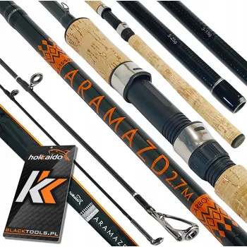 Kempingové nádobí Přívlačový prut 2v1 Hokkaido Aramazd 2,7 m (3–15 g / 5–25 g)