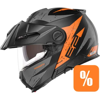 Helma na motorku Vyklápěcí přilba schuberth e2 explorer orange l 59
