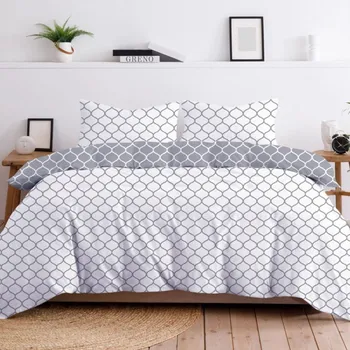 Povlečení Oboustranné, prémiové bavlněné ložní prádlo s geometrickým vzorem Šířka: 140 cm | Délka: 200 cm