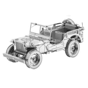 3D puzzle Metal Earth 3D Puzzle Jeep Willys MB Overland (133286)