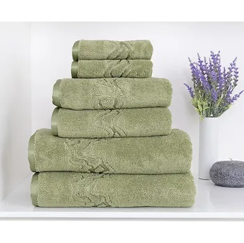 Ručník Matějovský Ručník Lumina olive barva: 50/100 cm