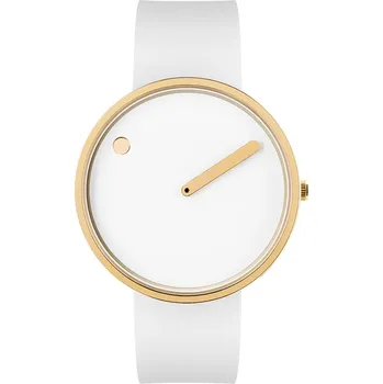 Hodinky Picto 43321-0220G White Silicone 40mm 5ATM