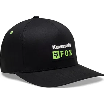 Kšiltovka Pánská kšiltovka FOX Kawi Flexfit Hat Black - S/M
