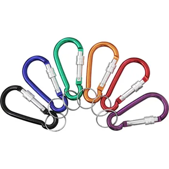 Šroubovací karabina barevná 9 cm Barva: tmavě modrá