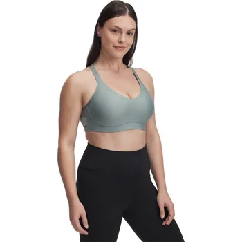 Dámské spodní prádlo Dámská sportovní podprsenka s výztuží Under Armour INFINITY LOW 2.0 BRA W zelená 1384126-348 - M D-DD | UK 12 | US 13