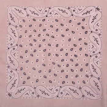 Šála BANDANA PALLAV šátek béžovo-růžový