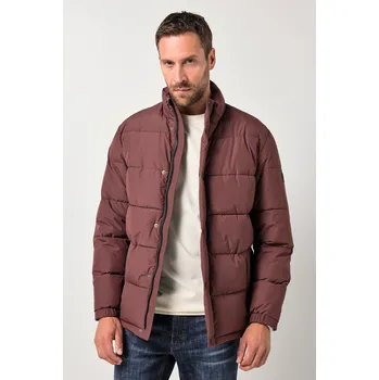 Pánská vesta JP1880, Plus size Prošívaná vesta JP1880, extra hřejivá, stojáček, stahování na lemu, do 8XL pro plnoštíhlé nadměrná velikost, 842276546-1455, hnědý, 6XL, Plus size oblečení, Oblečení pro vysoké muže, Nadměrné velikosti, Oblečení pro plnoštíhlé.