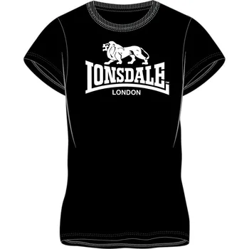Dámské tričko Lonsdale Women&#039;s t-shirt Lonsdale černá | bílá 3423823