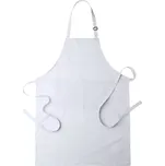 Kuchyňská zástěra Garcon 70 x 95 mm bílá