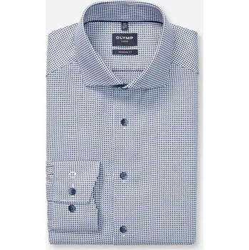 Pánská košile Olypm Luxor společenská košile 1292 84 18 Modrá 45