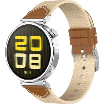 Ostatní příslušenství k chytrým hodinkám VSECHNONAMOBIL 121330 DUO Vyměnitelný řemínek pro Huawei Watch GT 5 41mm / GT 6 41mm hnědo-béžový