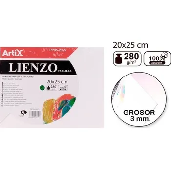 Textilie Plátno šeps sololit 25x20 cm 280 g Artix