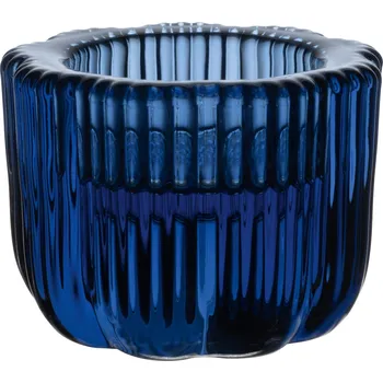 Svícen VILLEROY & BOCH Svícen skleněný FLEUR BLEU oboustranný