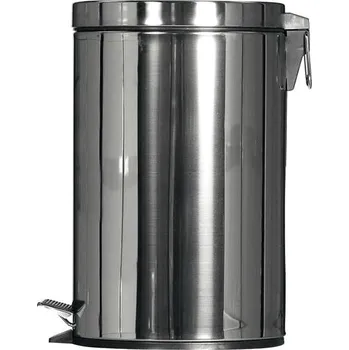 Odpadkový koš Gastro Nerez pedálový odpadkový koš 20 l, stříbrný