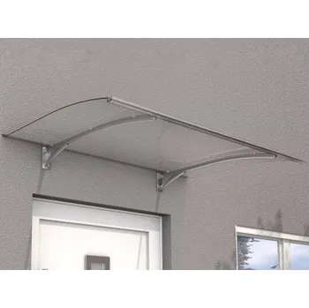 Stříška nad vchodové dveře Vchodová stříška Guttavordach Pultová PT SECCO - 150 x 90 x 22, steel