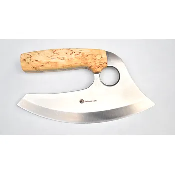 lovecký nůž NKD Ulu 170 Curly Birch NKD-2065