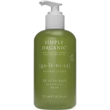 Šampon Simply Organic Re-Juva Base Hair & Scalp Wash jemný čistící šampon 251 ml + Prodloužená možnost vrácení zboží do 30 dnů.