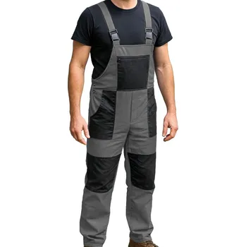 montérky montérky na šle NIKA šedé (trakové montérky slovenské výroby )