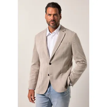 Dámské sako JP1880, Plus size Sako JP1880, kolekce business, kostkované, do velikosti 72 pro plnoštíhlé nadměrná velikost, 841497300-1532, béžový, 58, Plus size oblečení, Oblečení pro vysoké muže, Nadměrné velikosti, Oblečení pro plnoštíhlé.