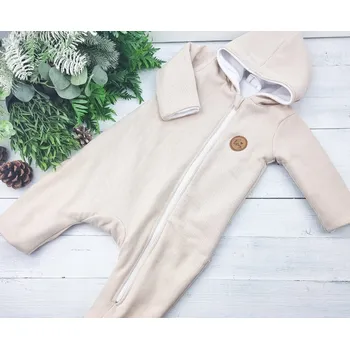 Dětský overall Kulišárny Zateplený overal s fleecem WAFLE CAPPUCCINO VELIKOST: 80