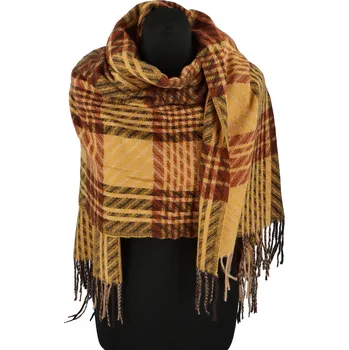 Šála Módní dámská šála Methi, žlutá