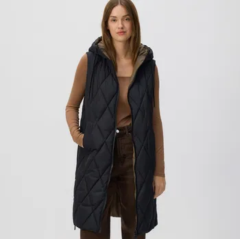 Dámský kabát Reserved - Oboustranná vesta - černý - 673AY-99X - 673AY-99X-XL