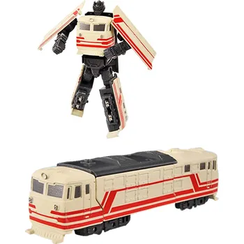 Figurka Rappa Kovový robot rozložitelný lokomotiva béžová