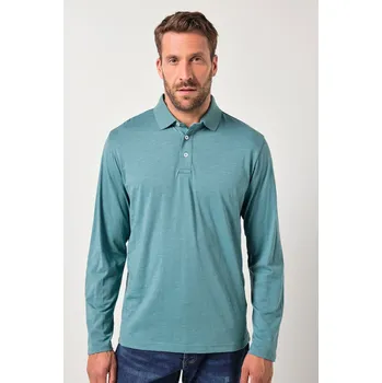 Pánské tričko JP1880, Plus size Polokošile JP1880, dlouhé rukávy, do 8XL pro plnoštíhlé nadměrná velikost, 841772740-1452, tyrkysový, 3XL, Plus size oblečení, Oblečení pro vysoké muže, Nadměrné velikosti, Oblečení pro plnoštíhlé.