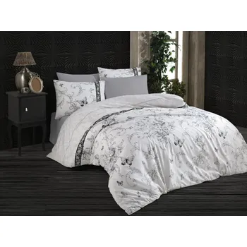 Povlečení Brotex Povlečení francouzské bavlna 220x220,70x90 Aneta white