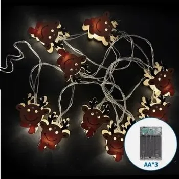 Vánoční dekorace Aigostar - LED Vánoční řetěz 20xLED/3xAA 3m teplá bílá sob