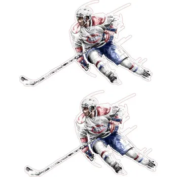 Jedlá dekorace na dort HOKEJ_106 Materiál: Jedlý papír