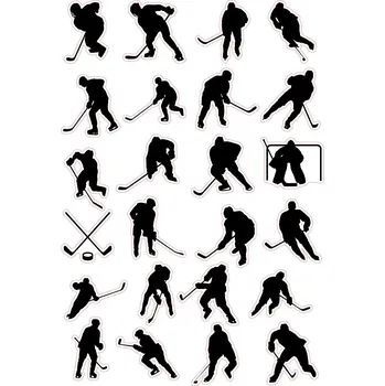 Jedlá dekorace na dort HOKEJ_134 Materiál: Jedlý papír