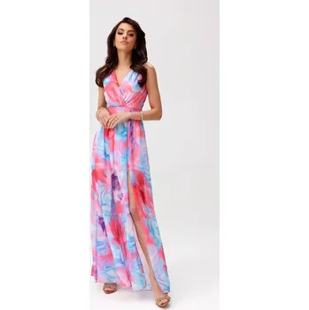 Dámské šaty Dámské šaty SUK0477 53D /195907 Multicolor - Roco Fashion Mix barev L-40