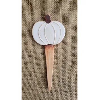 Zahradní dekorace Keramický zápich dýně podzimní 01