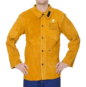 Příslušenství ke svářečce Svářečské sako WELDAS Golden Brown Velikost: L