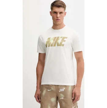 Pánské tričko Plavecké tričko Nike NESSF569 béžová 01B, vel. M