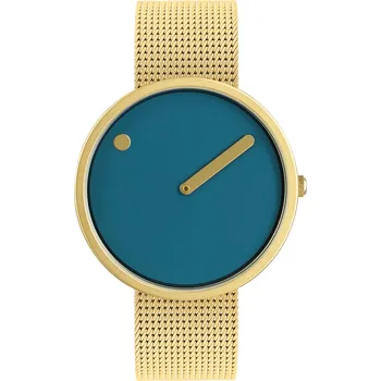 Hodinky Picto 43376-0920G Dusty Blue 40mm 5ATM