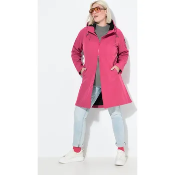 Pánská softshellová bunda Ulla Popken, Plus size HYPRAR softshellová bunda, vodoodpudivá, dvoucestný zip pro plnoštíhlé nadměrná velikost, 839757530-1132, růžový, 58/60, Nadměrné velikosti, Plus size oblečení, Oblečení pro boubelky, Oblečení pro baculky, Oblečení pro plnoštíhlé, O