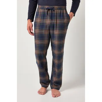 Pánské pyžamo JP1880, Plus size Flanelové pyžamové kalhoty JP1880, kolekce domácího oblečení, flanel, kostkované, do 8XL pro plnoštíhlé nadměrná velikost, 842376110-1452, hnědý, 3XL, Plus size oblečení, Oblečení pro vysoké muže, Nadměrné velikosti, Oblečení pro plnoští