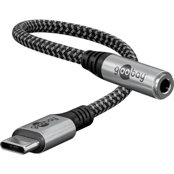 Sluchátka Adaptér GOOBAY 74056 USB-C/JACK 3,5mm (pro poslech hudby)