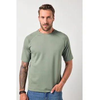 JP-Aware, Plus size Tričko JP AWARE, biobavlna, GOTS certifikace, do 8XL pro plnoštíhlé nadměrná velikost, 842888186-1907, šedý, 8XL, Plus size oblečení, Oblečení pro vysoké muže, Nadměrné velikosti, Oblečení pro plnoštíhlé.