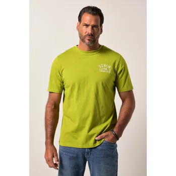 Pánské tričko JP1880, Plus size Tričko JP1880, krátké rukávy, výšivka, do 8XL pro plnoštíhlé nadměrná velikost, 840063420-1456, zelený, 7XL, Plus size oblečení, Oblečení pro vysoké muže, Nadměrné velikosti, Oblečení pro plnoštíhlé.