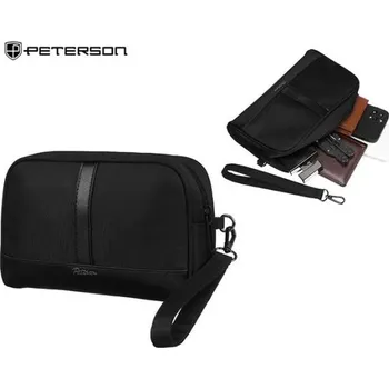 Pánská aktovka Stylová černá pánská taška do ruky