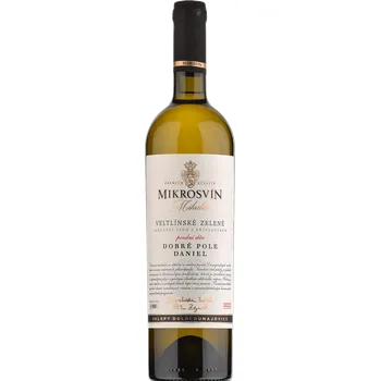 Víno Mikrosvín Mikulov Traditional line Veltlínske zelené Daniel 2022 pozdní sběr