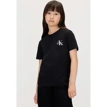 Dětské bavlněné tričko Calvin Klein Jeans IU0IU00719.128.170.9BYA černá 99X, vel. 164