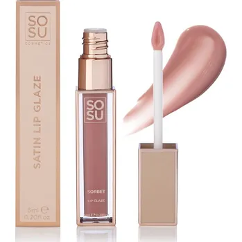 Lesk na rty SOSU Cosmetics Hydratační lesk Sorbet na rty 6 ml SOSU Cosmetics