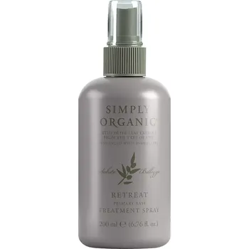 Vlasová regenerace Simply Organic Retreat Primary Base Treatment Spray regenerační ošetřující sprej pro přípravu vlasů na rekonstrukční péči 200 ml + Prodloužená možnost vrácení zboží do 30 dnů.